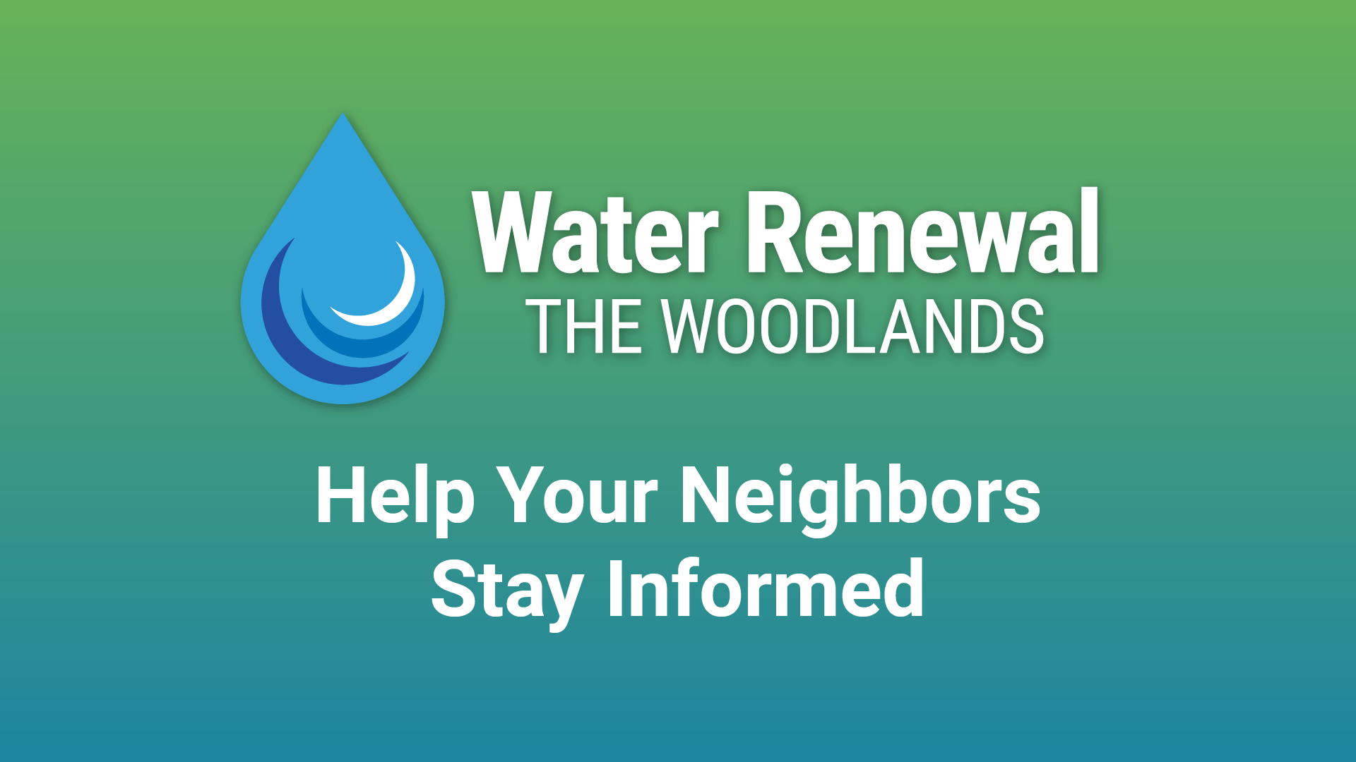 Help Your Neighbors Stay Informed